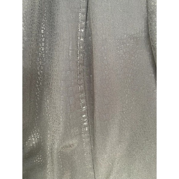 Joni B black crocodile print shiney‎ lined  jacket zippered pockets size PL - Picture 3 of 7